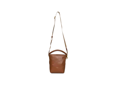 Burberry Women's Leather Handbag "Buff/Brown"
