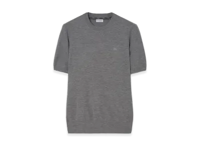 Burberry Cashmere Top "Mid Grey Melange"