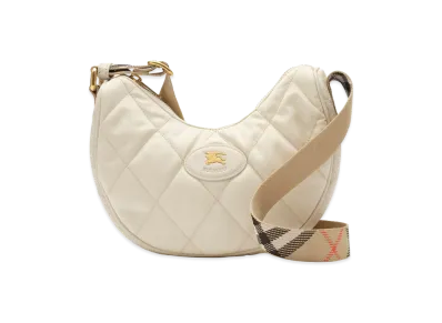 Burberry Women's Horseshoe Crossbody Bag "Soap Beige"