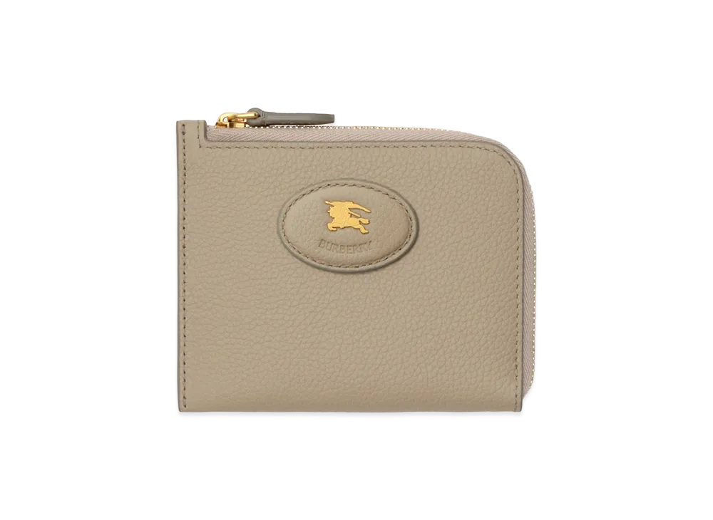 Burberry Women's Bloomsbury Zip Wallet & Card Case "Mushroom Beige/Mallow Pink"