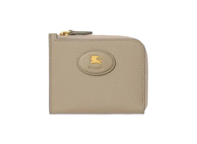 Burberry Women's Bloomsbury Zip Wallet & Card Case "Mushroom Beige/Mallow Pink"