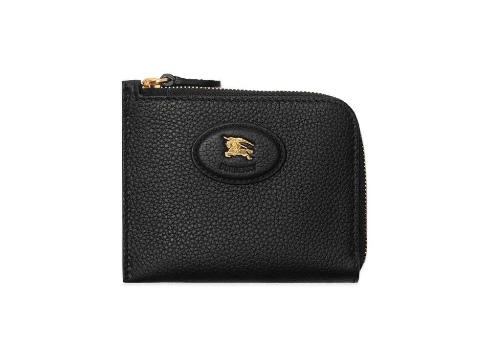 Burberry Women's Bloomsbury Zip Wallet & Card Case "Black/Calico Beige"