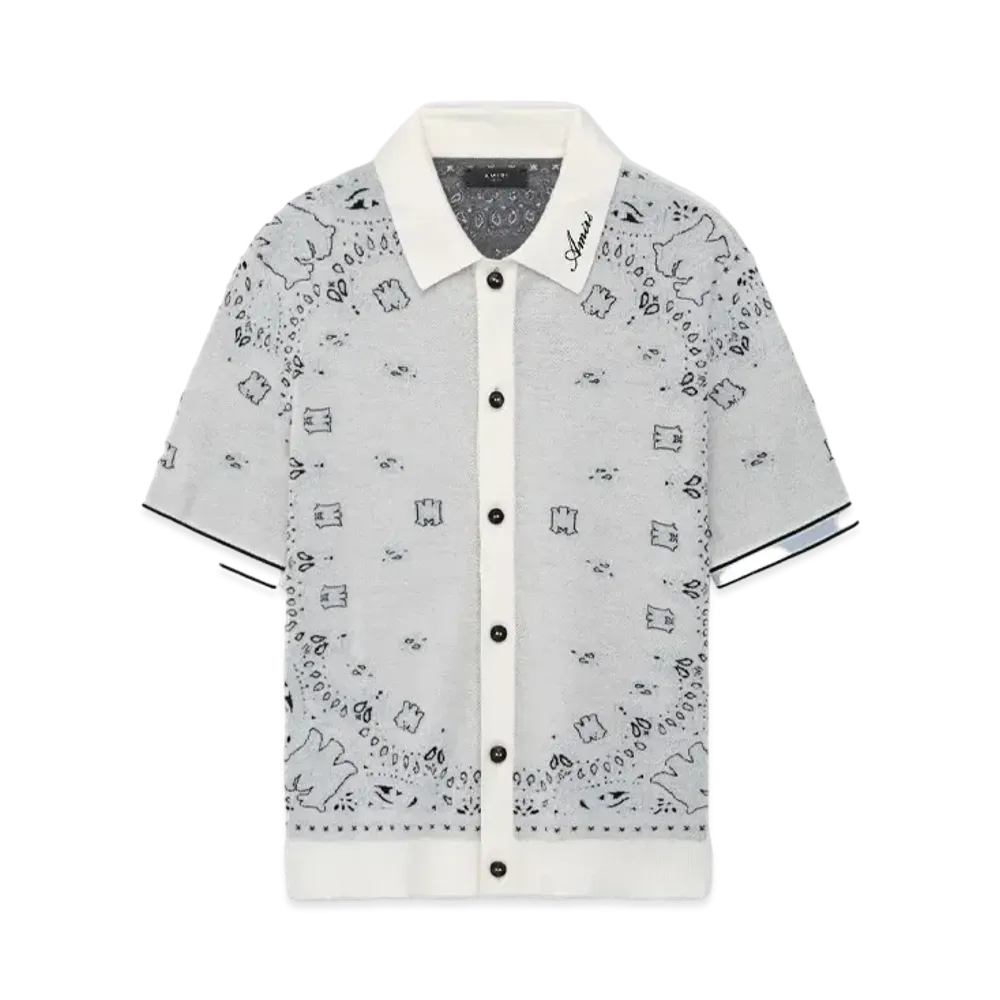 AMIRI Bandana Polo "White"