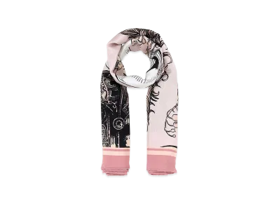 Burberry Women's Printed Silk Foulard "Quartzpink"