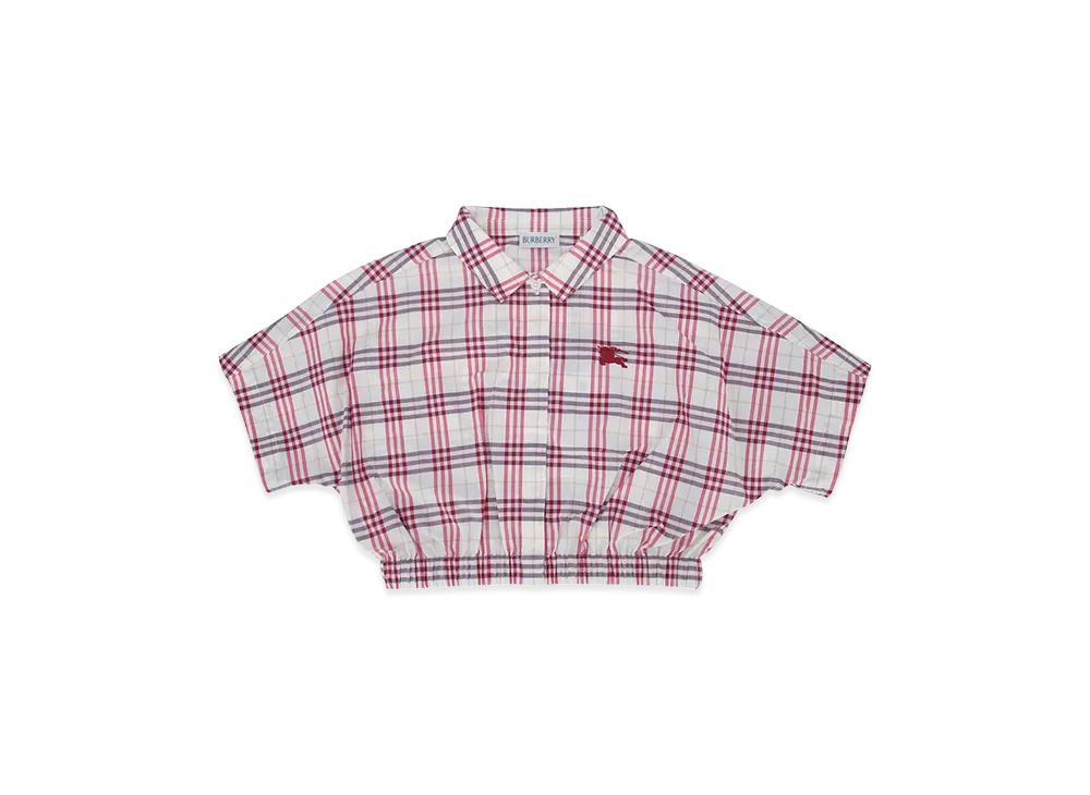 Burberry Kids KG5 Maisie Check Short Sleeve Shirt "Multicolor"