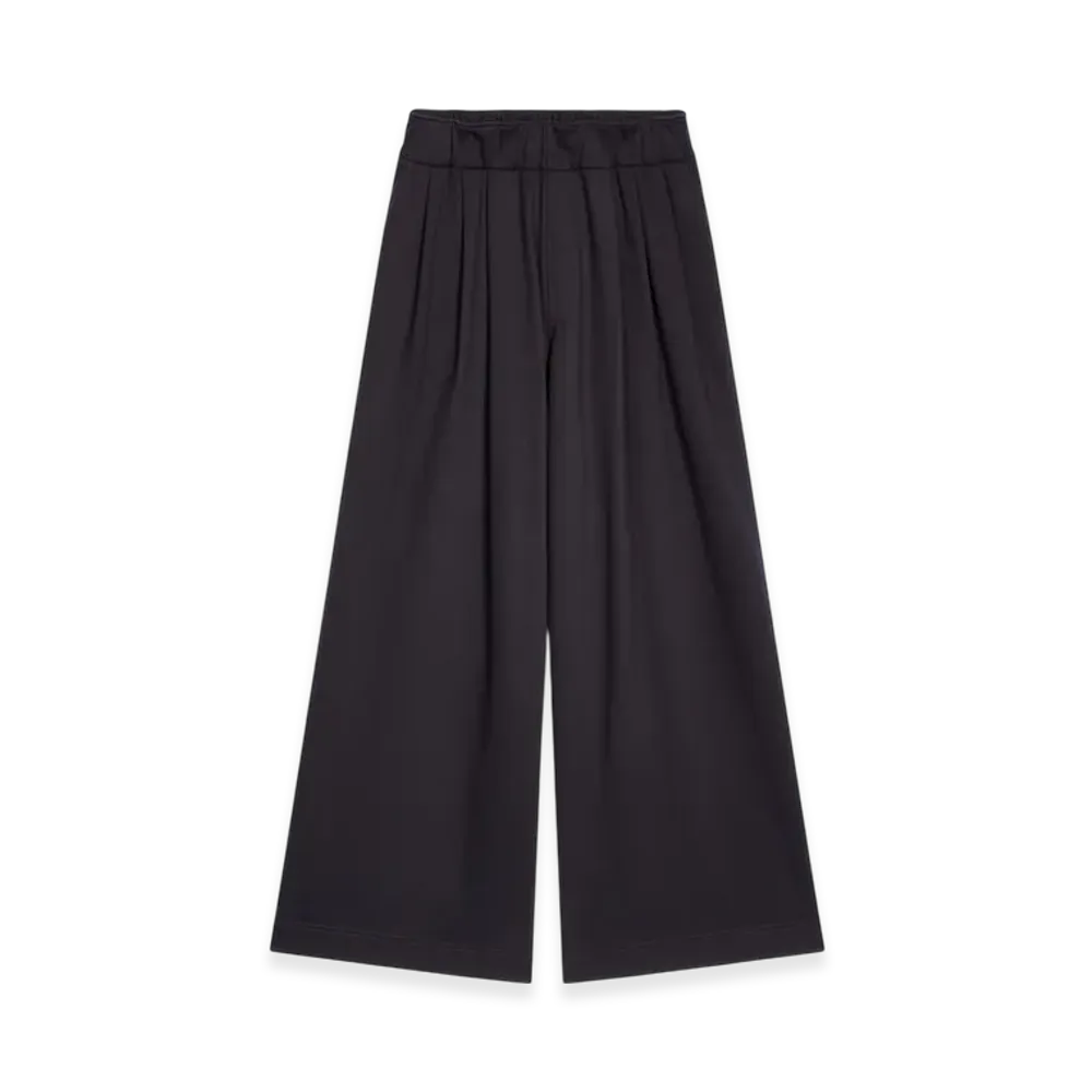 DRIES VAN NOTEN Pleated Sweatpants "Navy"