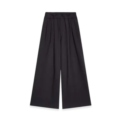 DRIES VAN NOTEN Pleated Sweatpants "Navy"