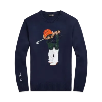 Polo Ralph Lauren Polo Bear Cotton-Blend Sweater "Navy"