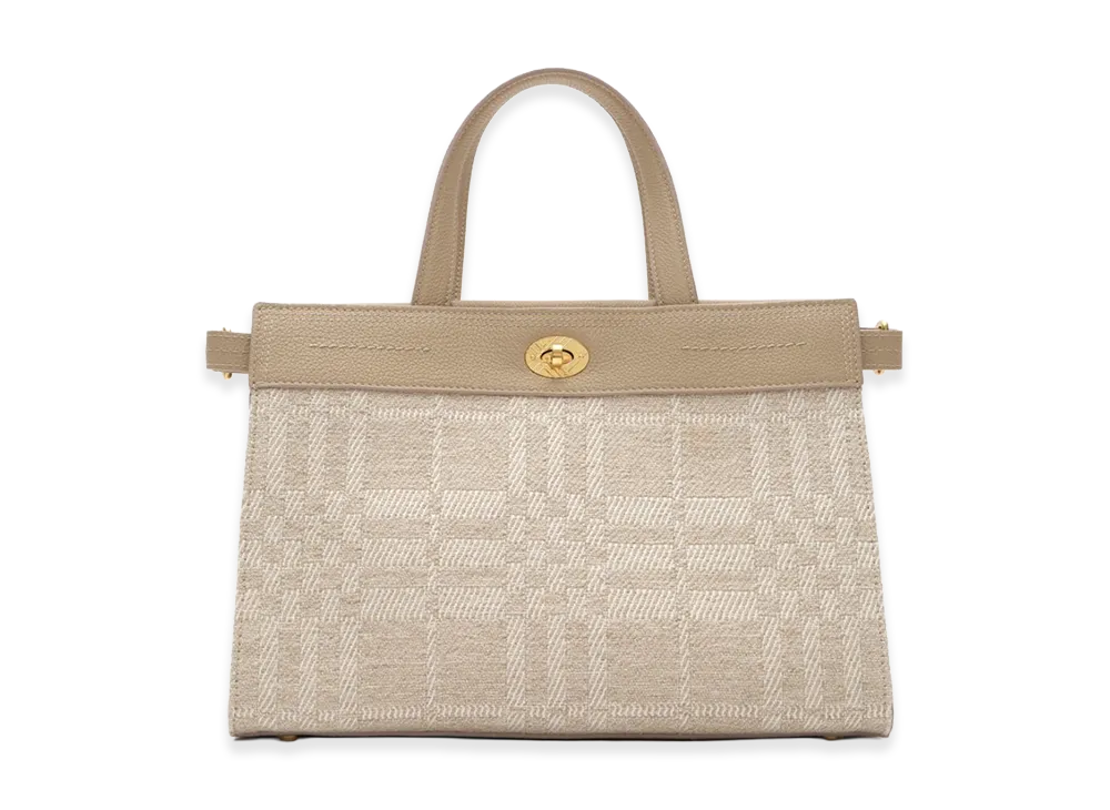 Burberry Women's Small Cotswolds Tote "Natural Beige"