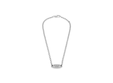 BALENCIAGA Everyday Necklace "Antique Silver"