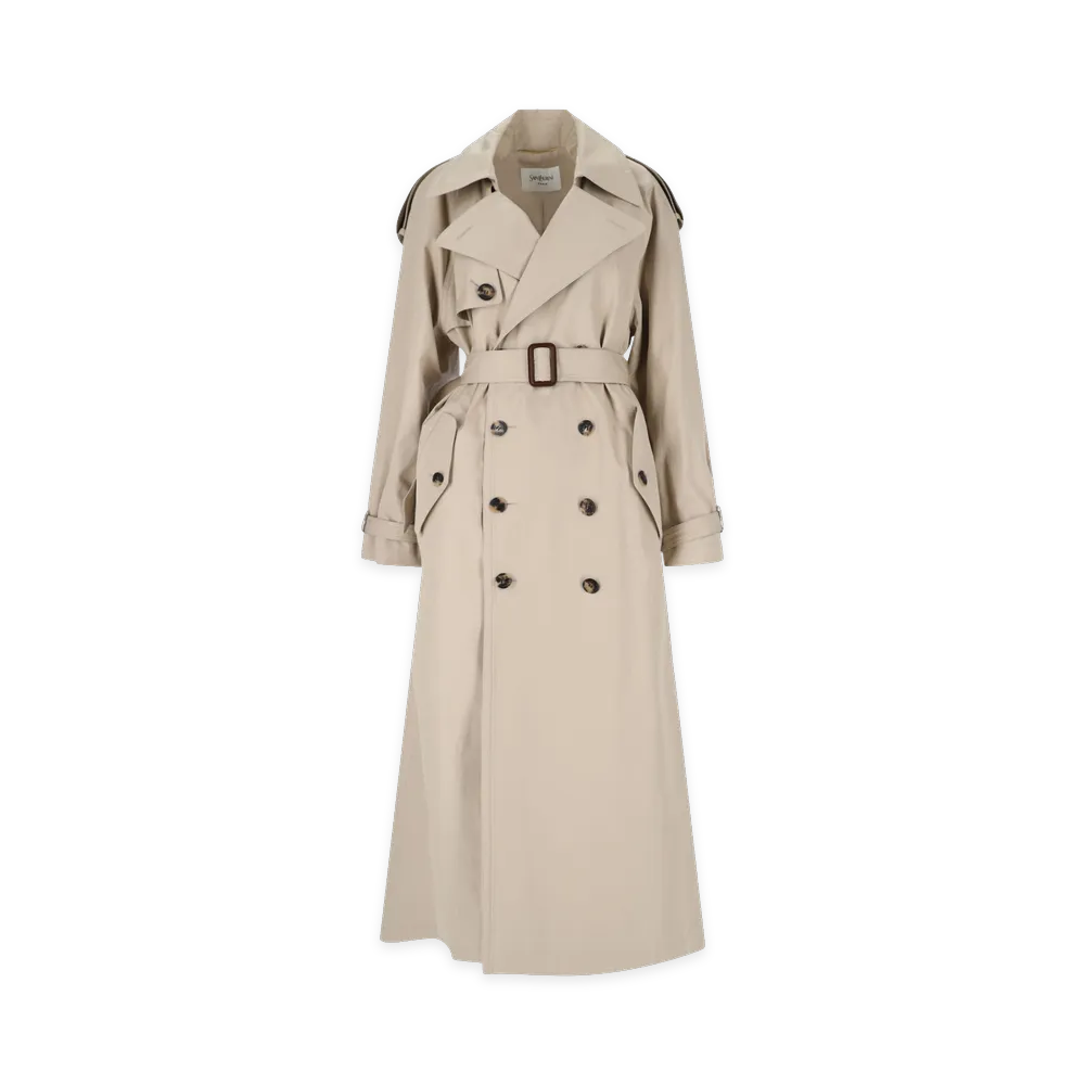 Saint Laurent Women's Jackets "Beige"