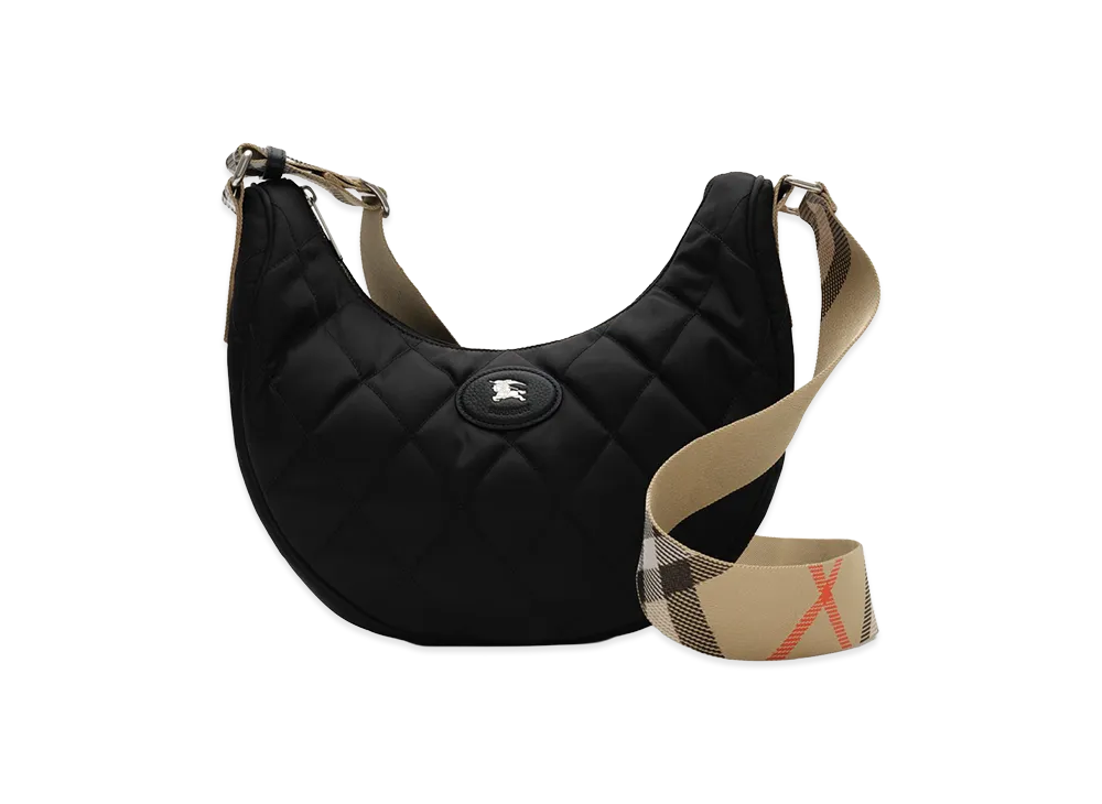 Burberry Large Horseshoe Crossbody Bag "Black"