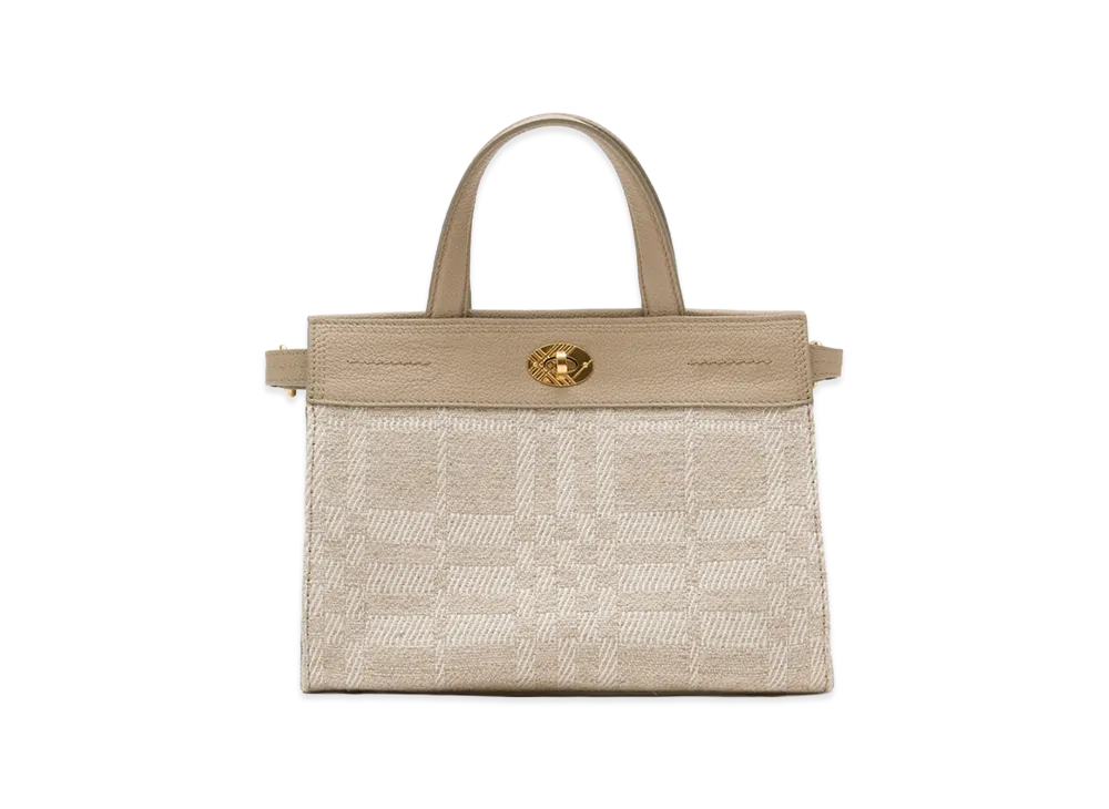 Burberry Women's Mini Cotswolds Tote "Natural Beige"