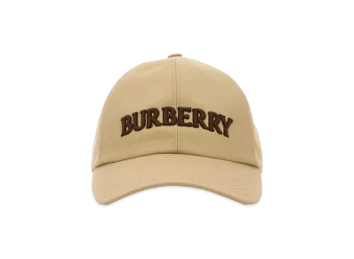 Burberry Women's Gabardine Baseball Cap "Beige"