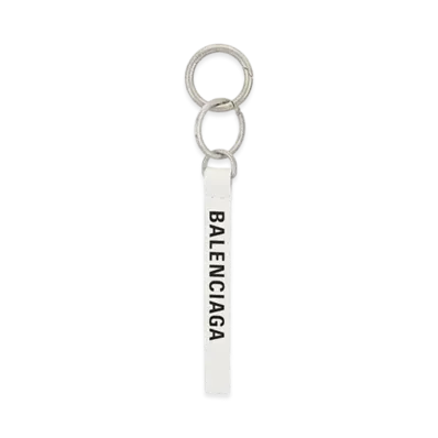 BALENCIAGA Everyday Keyring "White"