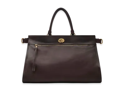 Burberry Extra Large Hampstead Tote "Peat Brown"