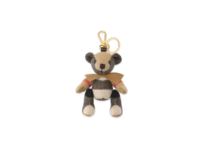 Burberry Women's Thomas Bear Keychain Charm "Beige"
