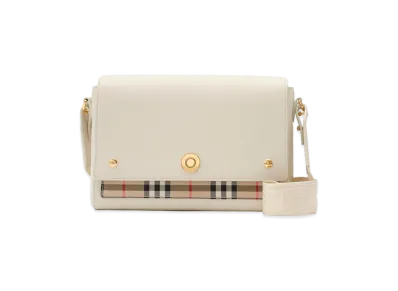 Burberry Women's Note Bag "Vintage Check/Soap Beige"