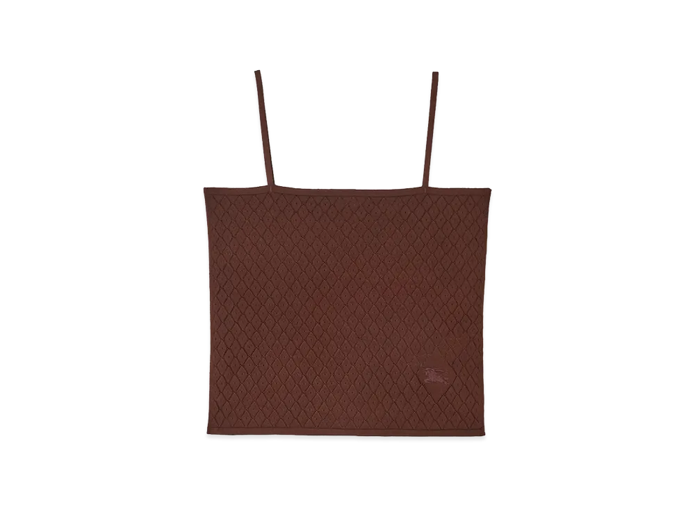 Burberry Women's Silk Blend Camisole "Chocolate Brown"