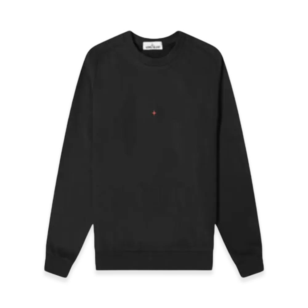 Stone Island 657X2 Marina Logo Sweatshirt - 21SS "Black"