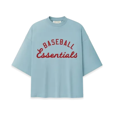 FEAR OF GOD ESSENTIALS MLB Merch Tee "Stone Blue"