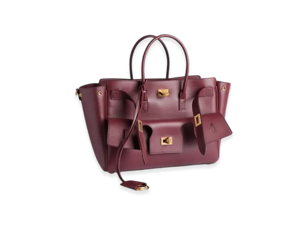 BALENCIAGA Bel Air Carryall Bag Small "Brown"