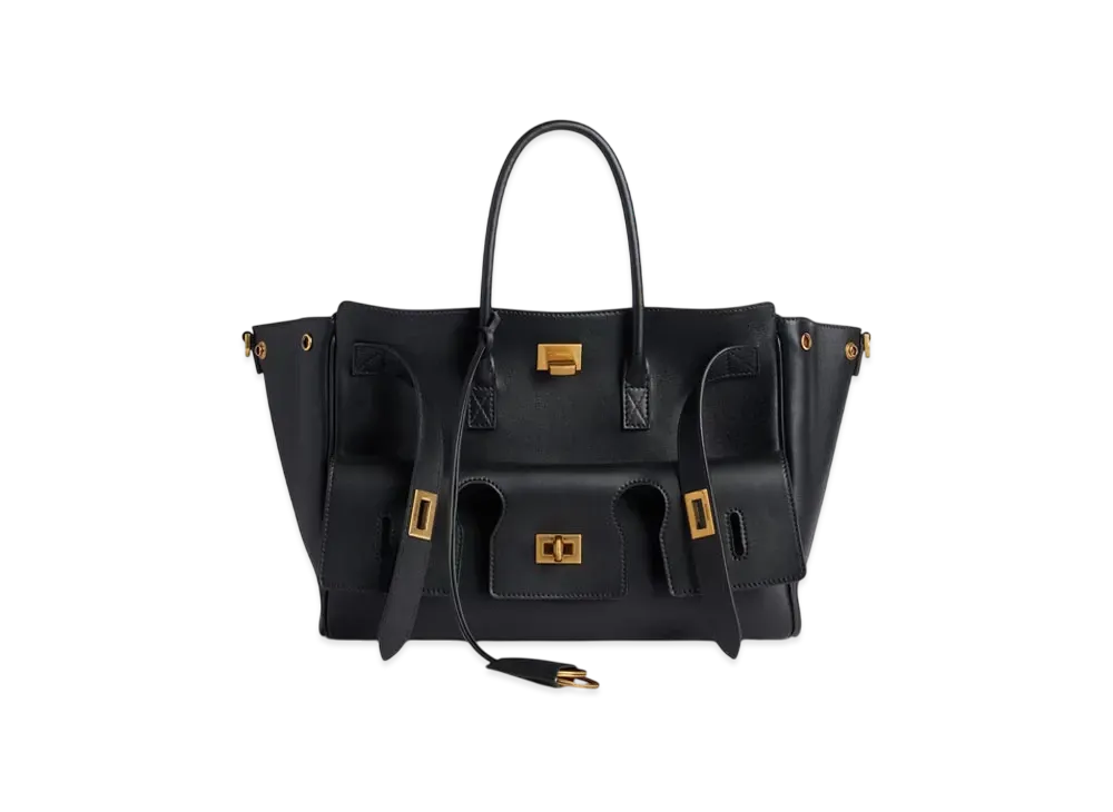 BALENCIAGA Bel Air Small Carry All Bag "Black"