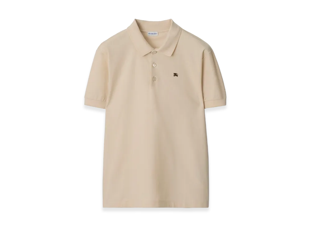 Burberry Metal EKD Cotton Polo Shirt "Clam Beige"