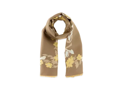 Burberry Silk Foulard "Printed/Beige"