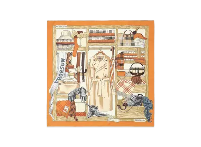 Burberry Women's Wardrobe Scarf "Orange"