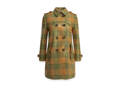 Burberry Women's Summerside Check Trench Coat "Yellow"