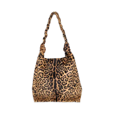 Saint Laurent Women's Amalia Medium Bag In Pony Hair Leather "Brown"