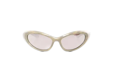 BALENCIAGA Sunglasses with Logo "Beige"