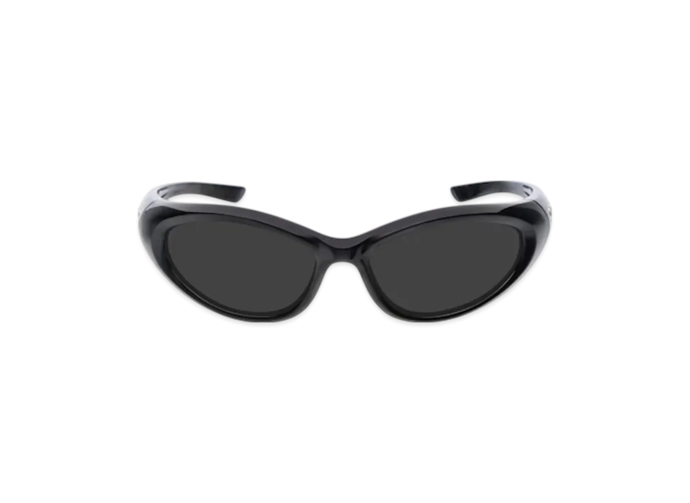 BALENCIAGA Sporty B Round AF Sunglasses "Black"