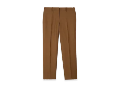Burberry Women's Wool Mohair Tailored Trousers "Hazelnut Brown"