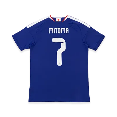 adidas Soccer Japan 2026 Home Replica Jersey #7 Kaoru Mitoma "Japan Blue/Ash Blue"