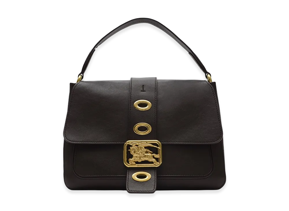 Burberry Women's Small Rider Bag "Peat Brown"