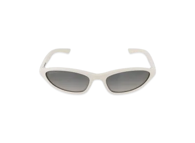 BALENCIAGA Neo Oval 2.0 Sunglasses "Off White"