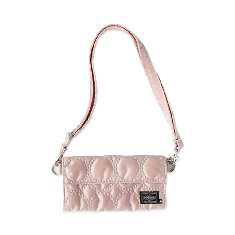 PORTER x mina perhonen Long Wallet tambourine "Pink Beige"