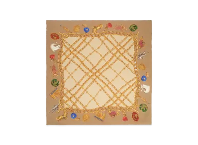 Burberry Women's Scarf "Neutrals/White"