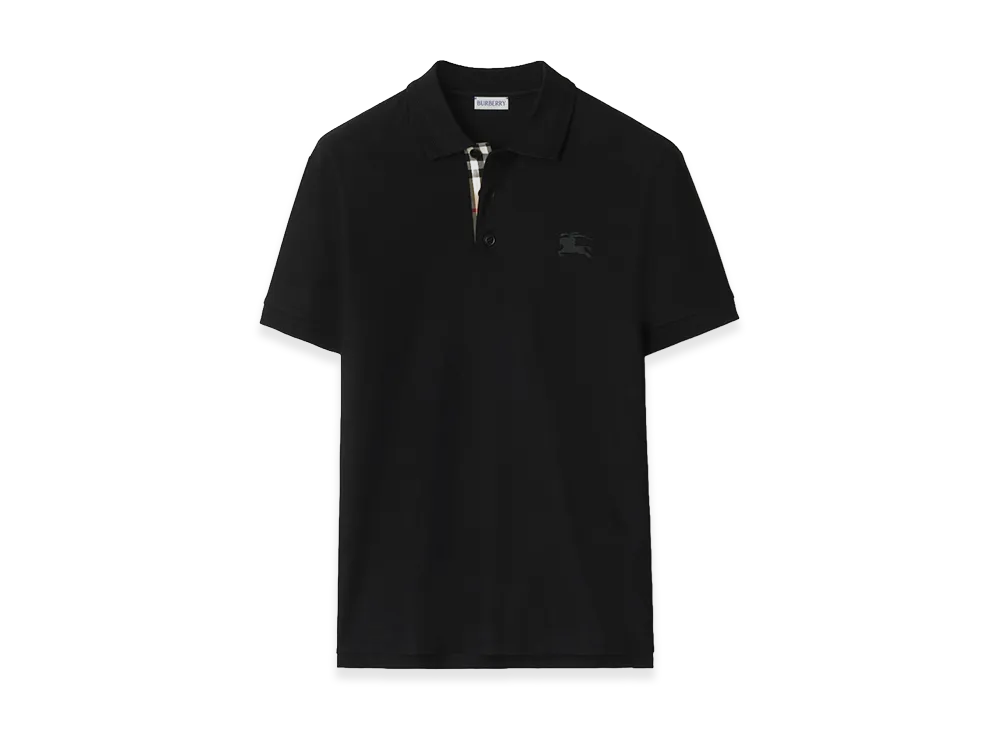 Burberry Cotton Polo Shirt "Black"