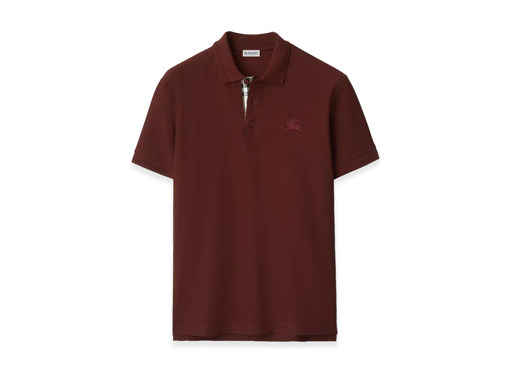 Burberry Cotton Polo Shirt "Box Red"