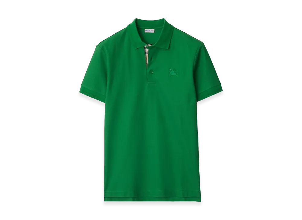 Burberry Cotton Polo Shirt "Leaf Green"