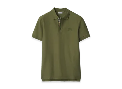 Burberry Cotton Polo Shirt "Olive Green"