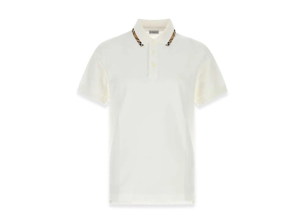 Burberry Piquet Polo Shirt "White"
