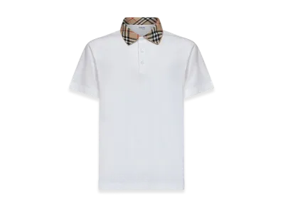 Burberry Piquet Polo Shirt "White"