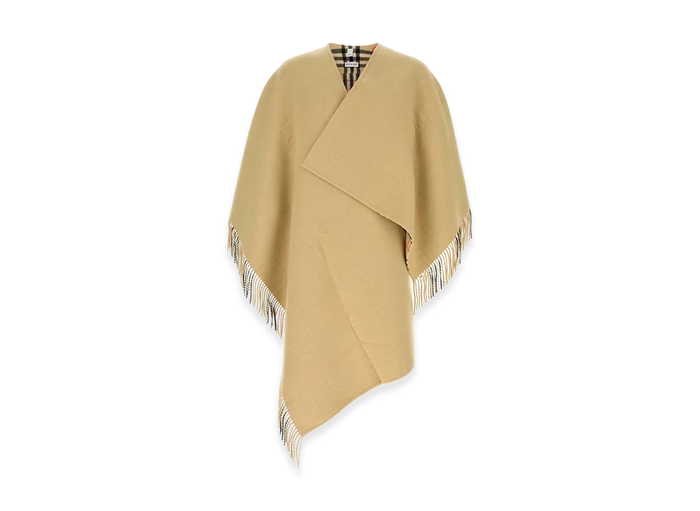 Burberry Wool Cape "Sand/Beige"