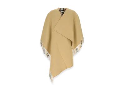 Burberry Wool Cape "Sand/Beige"