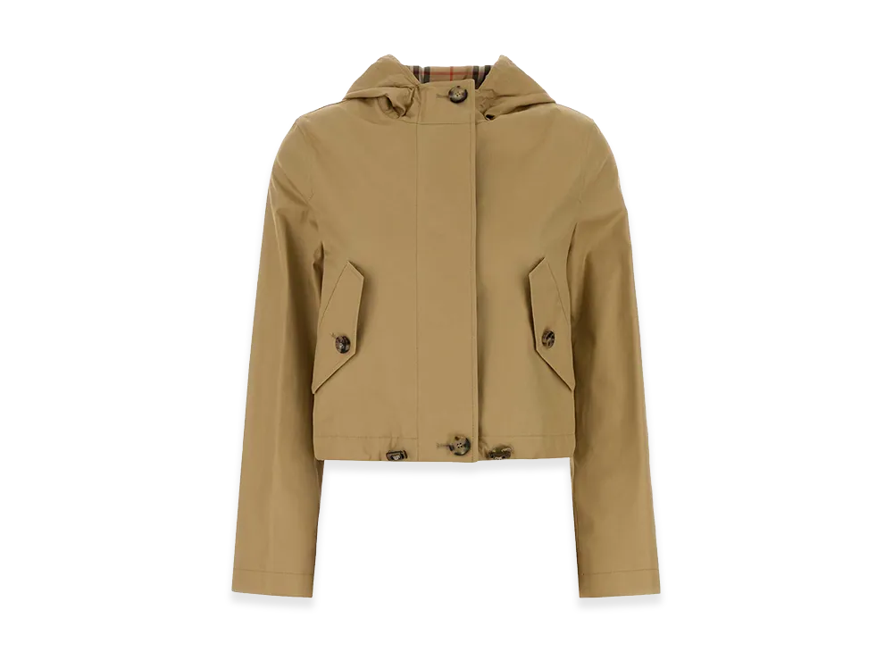 Burberry Women's Gabardine Jacket "Beige"
