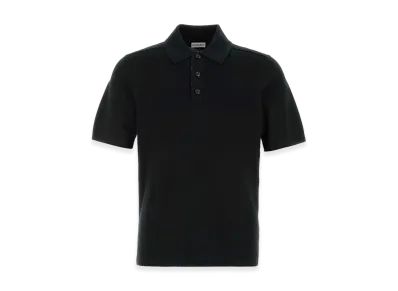 Burberry Wool Polo Shirt "Black"